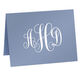 Grand Monogram Folded Shimmer Note Cards Image 3 of 10